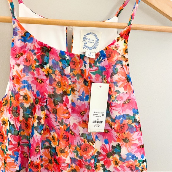Francesca’s Floral High Neck Mini Dress - Picture 7 of 7